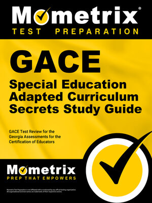 cover image of GACE Special Education Adapted Curriculum Secrets Study Guide
